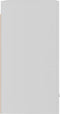 vidaXL - Hangkast - 39,5x31x60 - cm - bewerkt - hout - wit