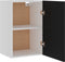 vidaXL - Hangkast - 39,5x31x60 - cm - bewerkt - hout - zwart