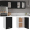 vidaXL - Hangkast - 39,5x31x60 - cm - bewerkt - hout - zwart