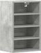 vidaXL - Hangkast - 40x29,5x60 - cm - bewerkt - hout - betongrijs