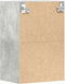 vidaXL - Hangkast - 40x29,5x60 - cm - bewerkt - hout - betongrijs