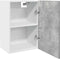 vidaXL - Hangkast - 40x31x60 - cm - bewerkt - hout - betongrijs