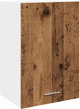 vidaXL - Hangkast - 40x31x60 - cm - bewerkt - hout - oud - houtkleurig