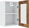 vidaXL - Hangkast - 40x31x60 - cm - bewerkt - hout - oud - houtkleurig