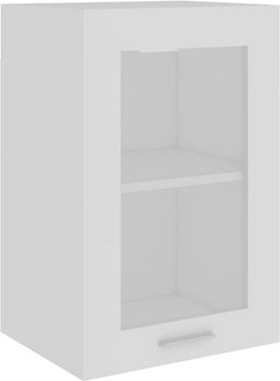 vidaXL - Hangkast - 40x31x60 - cm - bewerkt - hout - wit