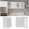 vidaXL - Hangkast - 40x31x60 - cm - bewerkt - hout - wit