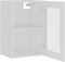 vidaXL - Hangkast - 40x31x60 - cm - bewerkt - hout - wit