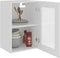 vidaXL - Hangkast - 40x31x60 - cm - bewerkt - hout - wit