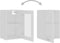 vidaXL - Hangkast - 40x31x60 - cm - bewerkt - hout - wit