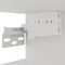 vidaXL - Hangkast - 40x31x60 - cm - bewerkt - hout - wit