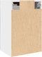 vidaXL - Hangkast - 40x31x60 - cm - spaanplaat - betongrijs