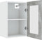 vidaXL - Hangkast - 40x31x60 - cm - spaanplaat - betongrijs