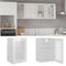 vidaXL - Hangkast - 40x31x60 - cm - spaanplaat - hoogglans - wit