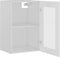 vidaXL - Hangkast - 40x31x60 - cm - spaanplaat - hoogglans - wit