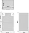 vidaXL - Hangkast - 40x31x60 - cm - spaanplaat - hoogglans - wit