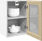 vidaXL - Hangkast - 40x31x60 - cm - spaanplaat - sonoma - eikenkleurig