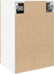 vidaXL - Hangkast - 40x31x60 - cm - spaanplaat - sonoma - eikenkleurig