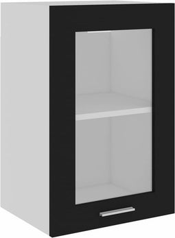 vidaXL - Hangkast - 40x31x60 - cm - spaanplaat - zwart