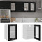 vidaXL - Hangkast - 40x31x60 - cm - spaanplaat - zwart