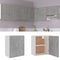 vidaXL - Hangkast - 50x31x60 - cm - bewerkt - hout - betongrijs