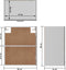 vidaXL - Hangkast - 50x31x60 - cm - bewerkt - hout - betongrijs