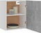 vidaXL - Hangkast - 50x31x60 - cm - bewerkt - hout - betongrijs