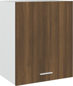 vidaXL - Hangkast - 50x31x60 - cm - bewerkt - hout - bruin - eikenkleur