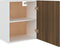 vidaXL - Hangkast - 50x31x60 - cm - bewerkt - hout - bruin - eikenkleur