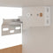vidaXL - Hangkast - 50x31x60 - cm - bewerkt - hout - wit