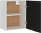 vidaXL - Hangkast - 50x31x60 - cm - bewerkt - hout - zwart