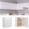 vidaXL - Hangkast - 50x31x60 - cm - spaanplaat - hoogglans - wit