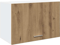 vidaXL - Hangkast - 60x31x40 - cm - bewerkt - hout - artisanaal - eikenkleur