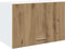 vidaXL - Hangkast - 60x31x40 - cm - bewerkt - hout - artisanaal - eikenkleur