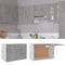 vidaXL - Hangkast - 60x31x40 - cm - bewerkt - hout - betongrijs