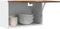 vidaXL - Hangkast - 60x31x40 - cm - bewerkt - hout - oud - houtkleurig