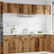 vidaXL - Hangkast - 60x31x40 - cm - bewerkt - hout - oud - houtkleurig