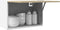 vidaXL - Hangkast - 60x31x40 - cm - spaanplaat - sonoma - eikenkleurig