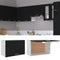 vidaXL - Hangkast - 60x31x40 - cm - spaanplaat - zwart