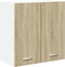 vidaXL - Hangkast - 60x31x60 - cm - bewerkt - hout - sonoma - eikenkleurig