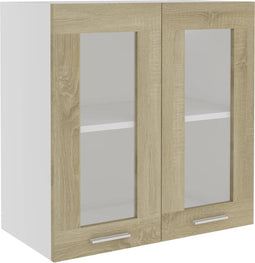 vidaXL - Hangkast - 60x31x60 - cm - bewerkt - hout - sonoma - eikenkleurig
