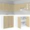 vidaXL - Hangkast - 60x31x60 - cm - bewerkt - hout - sonoma - eikenkleurig
