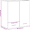 vidaXL - Hangkast - 60x31x60 - cm - bewerkt - hout - sonoma - eikenkleurig