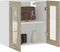 vidaXL - Hangkast - 60x31x60 - cm - bewerkt - hout - sonoma - eikenkleurig