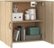 vidaXL - Hangkast - 60x31x60 - cm - bewerkt - hout - sonoma - eikenkleurig