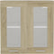 vidaXL - Hangkast - 60x31x60 - cm - bewerkt - hout - sonoma - eikenkleurig
