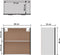 vidaXL - Hangkast - 60x31x60 - cm - bewerkt - hout - zwart