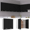 vidaXL - Hangkast - 60x31x60 - cm - bewerkt - hout - zwart