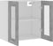 vidaXL - Hangkast - 60x31x60 - cm - spaanplaat - betongrijs