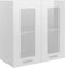vidaXL - Hangkast - 60x31x60 - cm - spaanplaat - hoogglans - wit