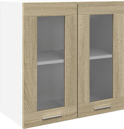 vidaXL - Hangkast - 60x31x60 - cm - spaanplaat - sonoma - eikenkleurig